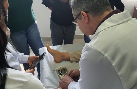 aula prática acupuntura